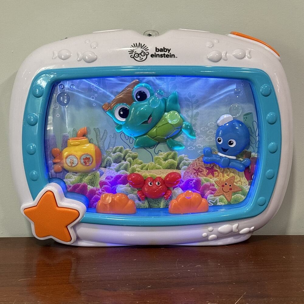 Baby Einstein Sea Dreams Soother Musical Crib Toy & Sound Machine Aquarium